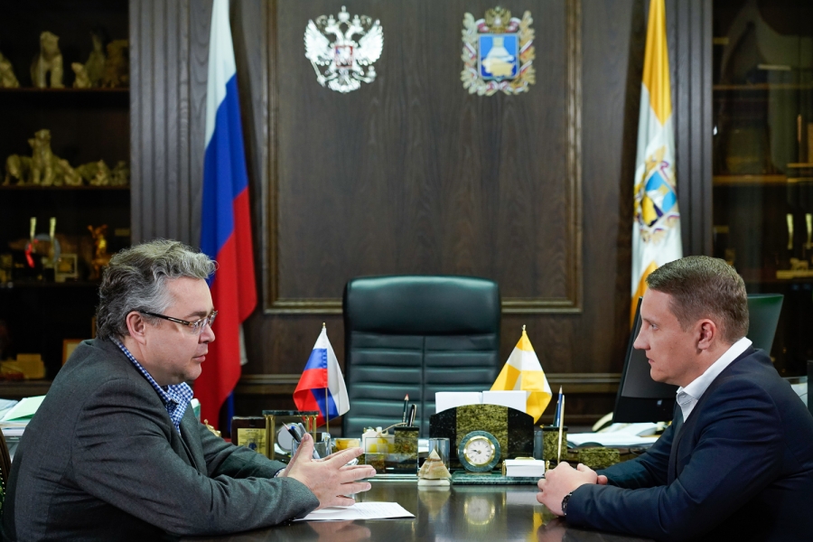 Губернатор Ставрополья провел встречу с врио главы Ставрополя