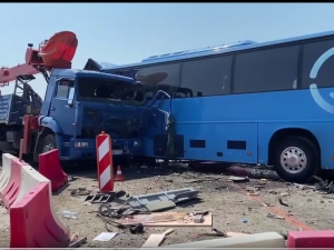 В ДТП в Кабардино-Балкарии ранены 12 пассажиров автобуса, водитель погиб