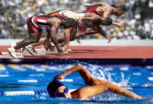 Учёные выясняют почему бегуны в основном - чёрные, а пловцы - белые